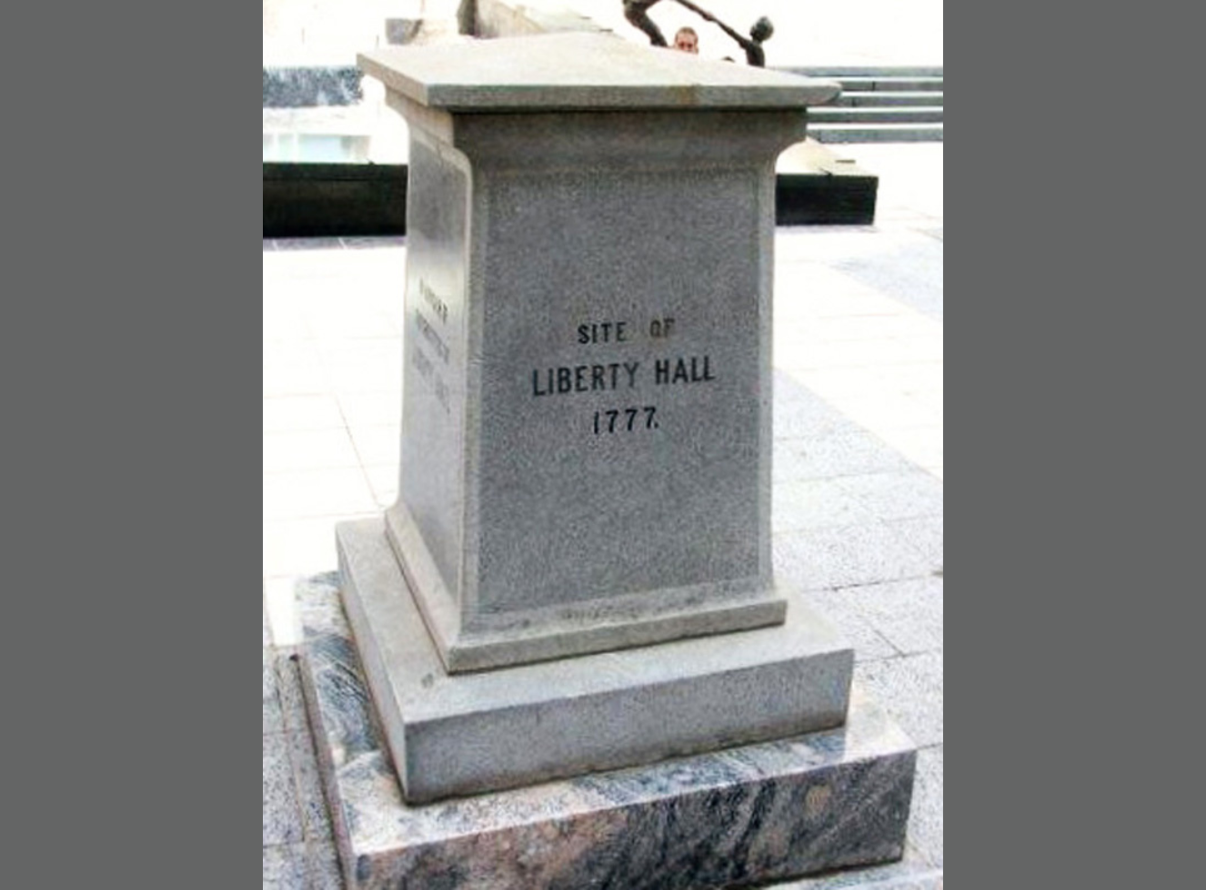 Liberty Hall DAR Monument charlottelibertywalk